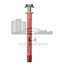 Фасадный дюбель EJOT (ЭЙОТ) SDF-KB 10L V с гильзой из полиамида и шурупом с шестигранной головкой и прессшайбой из оцинкованной стали, 10x160x90 мм