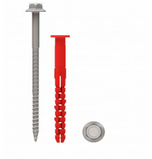 Дюбель удлиненный TERMOCLIP (ТЕРМОКЛИП) Стена W1 с двузонной распорной частью якорного и гарпунного типа, 10x120/50 мм