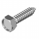 Винт самонарезающий DIN 7976 (A2) с острым концом с шестигранной головкой, D3,5X22
