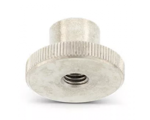 Гайка нажимная рифлёная высокая DIN 466 (A1), M3