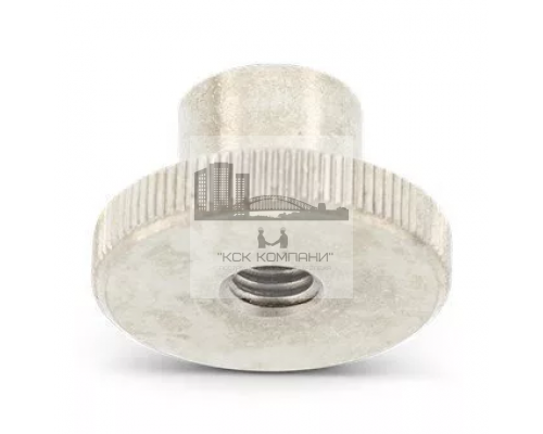 Гайка нажимная рифлёная высокая DIN 466 (A1), M6