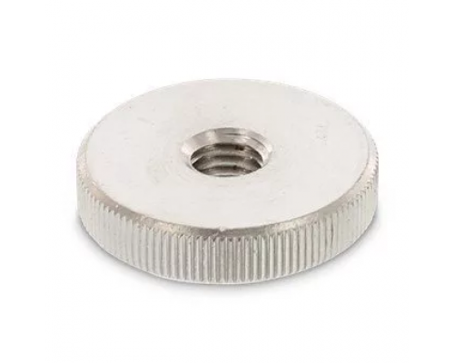 Гайка нажимная рифлёная низкая DIN 467 (A1), M8