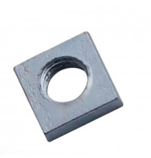 Гайка квадратная низкая DIN 562 класс точности В оцинкованная сталь класс прочности 17H, M10
