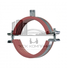 Хомут трубный HILTI (ХИЛТИ) MP-MIS с вставкой из термостойкого материала для высоких нагрузок оцинкованная сталь, M10/M12 d 137-142 мм (5")