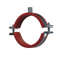 Хомут трубный HILTI (ХИЛТИ) MP-MIS с вставкой из термостойкого материала для высоких нагрузок оцинкованная сталь, M10/M12 d 156-162 мм