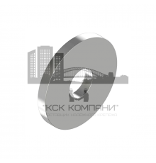 Шайба мебельная широкая с круглым отверстием DIN 440 R (A2) форма R, 9.0xM8