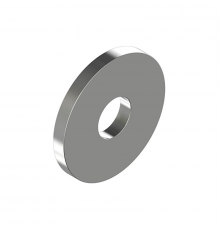 Шайба мебельная широкая с круглым отверстием DIN 440 R (A2) форма R, 9.0xM8