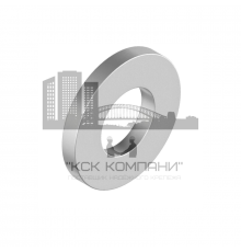 Шайба плоская DIN 125 A (оцинкованная сталь), M22x23-23.33 мм