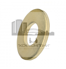 Шайба плоская DIN 125 с фаской класс точности А (латунь), M4 (4.3-4.48 мм)