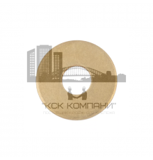 Шайба плоская DIN 9021 усиленная (латунь), M6