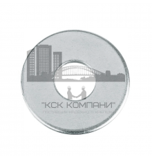 Шайба плоская усиленная DIN 9021 из оцинкованной стали, M2.5