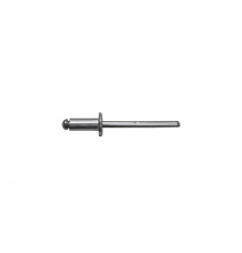 Заклепка вытяжная DIN 7337 алюминий / нержавеющая сталь A2 со стандартным бортиком, 3.2x8 мм 2-4 мм