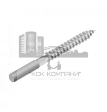 Винт-шуруп (шпилька сантехническая) ART. 9210 A2 / AISI 304, M6x60 мм