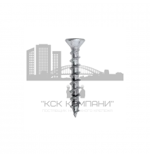 Саморез ГКЛ КР гипсокартон-дерево с крупной резьбой потайной головкой и шлицем Phillips (PH) (оцинкованная сталь), 4.2x76 мм