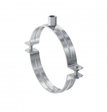 Хомут трубный FISCHER (ФИШЕР) FRSN двухэлементный без звукоизолирующей вставки (оцинкованная сталь), M8/M10 3/8" 15-19 мм