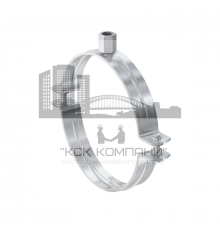 Хомут трубный FISCHER (ФИШЕР) FRSN двухэлементный без звукоизолирующей вставки (оцинкованная сталь), M8/M10 1" 32-36 мм