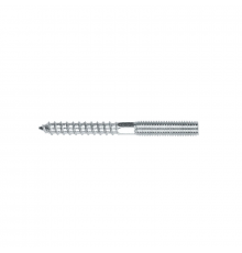 Шуруп-шпилька сантехническая с шлицем TORX и шестигранником под ключ (SW) (оцинкованная сталь), M8x120 мм