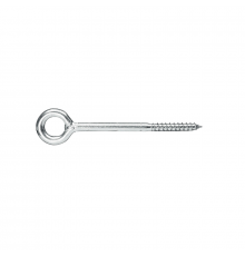 Саморез шуруп с кольцом для крепления строительных лесов оцинкованная сталь, 12x160 мм