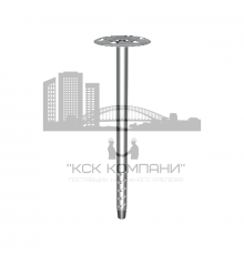 Противопожарный тарельчатый дюбель TERMOCLIP (ТЕРМОКЛИП) Стена 4 забивной дюбель для крепления теплоизоляционных плит оцинкованная сталь, 8/35x25