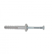 Дюбель-гвоздь в сборе FISCHER (ФИШЕР) N-P с плоским бортиком (оцинкованная сталь), 8x40/1 мм (100)