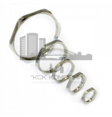 Гайка плоская ЗЭТА ГП (никелированная латунь/резьба K), К 1-1/4"