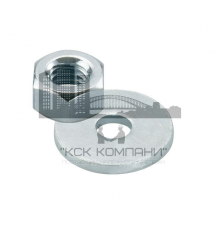 Шайба и гайка FISCHER (ФИШЕР) M B для FIS A (оцинкованная сталь 8.8), M8