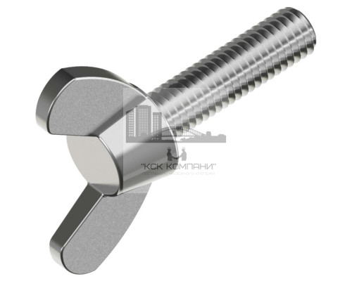 Винт барашек DIN 316 AF нержавеющая сталь A2 / AISI 304, M6x30 мм  купить в Москве