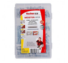 Набор распорных дюбелей и шурупов FISCHER (ФИШЕР) SX (нейлон/оцинкованная сталь), 160 предметов