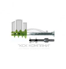 Дюбель экологически чистый FISCHER (ФИШЕР) GK S GREEN с шурупом для гипсокартона (нейлон/оцинкованная сталь), 22 мм
