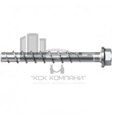 Шуруп для бетона FISCHER (ФИШЕР) FBS II US TX с шестигранной головкой с пресс-шайбой (оцинкованная сталь), 8x55 5 мм