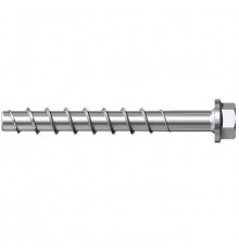 Шуруп для бетона FISCHER (ФИШЕР) FBS II US TX с шестигранной головкой с пресс-шайбой (оцинкованная сталь), 8x70 20/5 мм