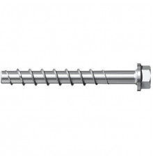 Шуруп FISCHER (ФИШЕР) FBS II US для бетона с шестигранной головкой и пресс-шайбой (оцинкованная сталь), 10x140 85/75/55 мм