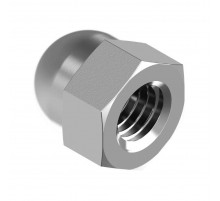 Гайка шестигранная колпачковая высокая DIN1587 (A4), M3