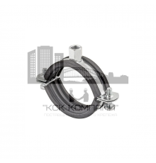 Хомут трубный FISCHER (ФИШЕР) FRS двухэлементный с комбинированной гайкой (горячеоцинкованная сталь), M8/M10 2 1/2" 72-80 мм