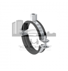 Хомут трубный FISCHER (ФИШЕР) FRS-L универсальный (оцинкованная сталь), M8/M10 (3/8") 16-19 мм