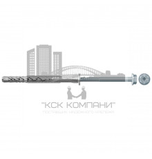 Фасадный дюбель с шурупом FISCHER (ФИШЕР) SXR FUS с шестигранной головкой и пресс-шайбой (оцинкованная сталь), 10х80 мм