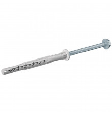 Фасадный дюбель с шурупом FISCHER (ФИШЕР) SXRL-FUS с шестигранной головкой и пресс-шайбой (нейлон/нержавеющая сталь A4/AISI 316), 14x100 мм