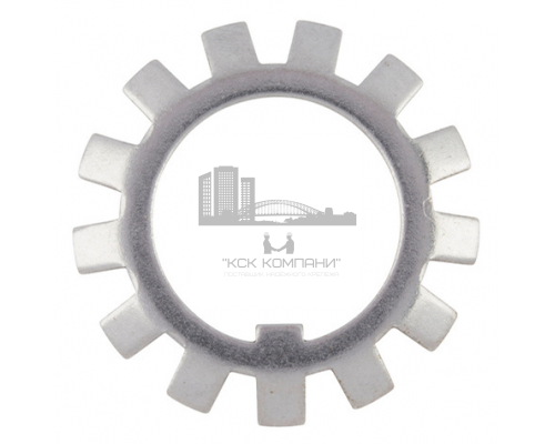 Шайба стопорная многолапчатая DIN 5406 стальная без покрытия, МВ0 21x10x1 мм