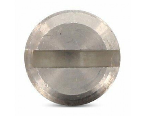 Винт установочный DIN 551 нержавеющая сталь A2 / AISI 304 с плоским концом шлиц прямой, M6x20 мм