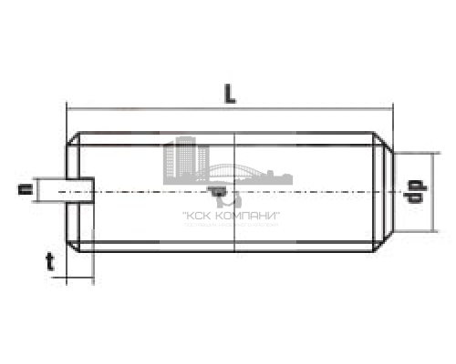 Винт установочный DIN 551 с прямым шлицем и плоским концом латунь, M3x12 мм
