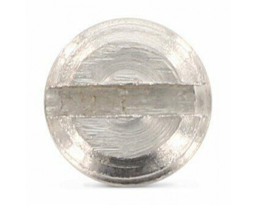 Винт установочный DIN 553 нержавеющая сталь A2 / AISI 304 с острым концом шлиц прямой, M6x6 мм