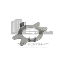 Шайба стопорная с носком ГОСТ 13465-77 Исп. 2 класс точности А (оцинкованная сталь), M8