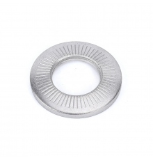 Шайба контактная стопорная тарельчатая форма М с насечкой (оцинкованная сталь), M6 6.1x12.2x1.2 мм