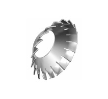 Шайба DIN 6798 форма V стопорная вогнутая с наружными зубцами (оцинкованная сталь), M8x8.2 мм