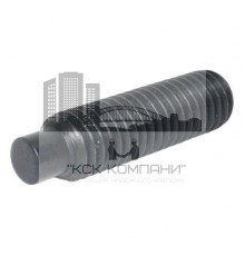 Винт установочный DIN 915 с внутренним шестигранником и цилиндрическим концом оксидированная сталь класс прочности 12.9, M8x12 мм