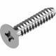 Винт самонарезающий DIN 7982 F (A2) с тупым концом с потайной головкой шлиц Phillips, D4,8X16