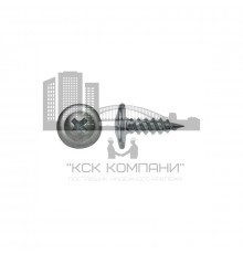 Саморез ПШ по металлу с острым наконечником и полной резьбой с полусферической головкой и прессшайбой шлиц Phillips (оцинкованная сталь), 4.2x13 м