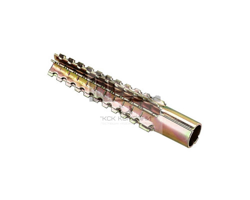 Дюбель распорный "Ёлочка" для газобетона оцинкованная сталь (желтое пассивирование), 8x38 мм