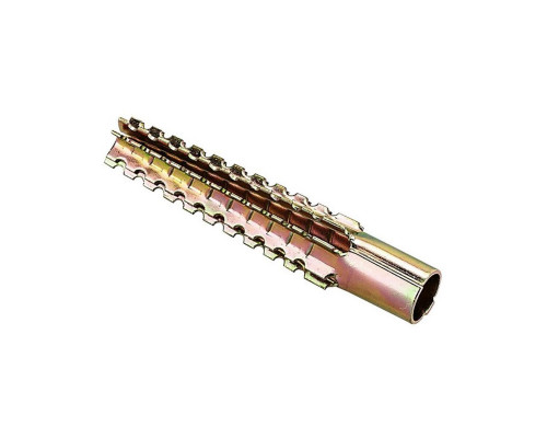 Дюбель распорный "Ёлочка" для газобетона оцинкованная сталь (желтое пассивирование), 8x38 мм