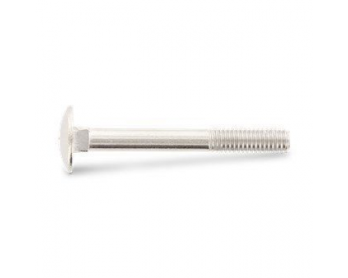 Болт DIN 603 F (A2) с полукруглой головкой неполной резьбой и квадратным подголовком, M6X50